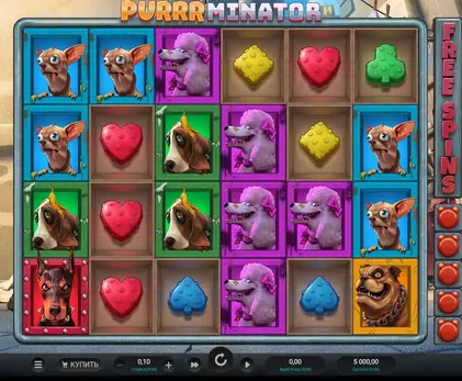 Purrrminator demo слот